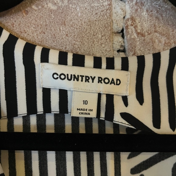 Country Road, monochrome maxi dress, US size 6, AU/UK 10 - Picture 3 of 8